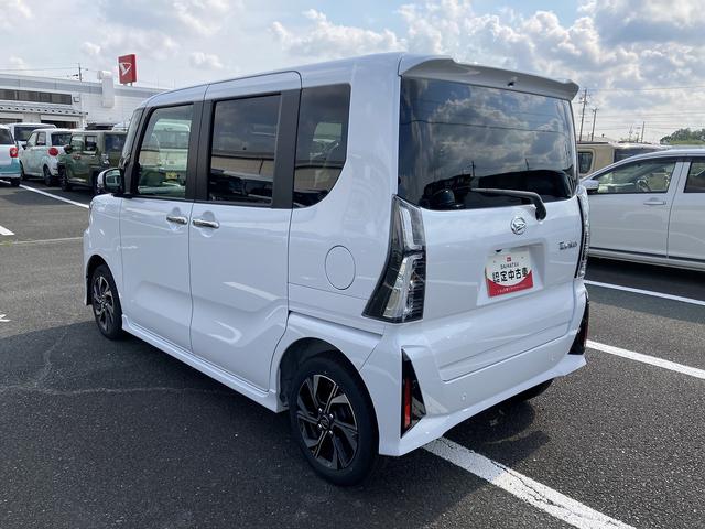 タントカスタムＸリミテッド１４インチアルミホイール　大型エアロバンパー　フルＬＥＤヘッドランプ　オート格納式カラードドアミラー　両側パワースライドドア　キーフリーシステム　プッシュボタンスタート　スマートクルーズ（静岡県）の中古車