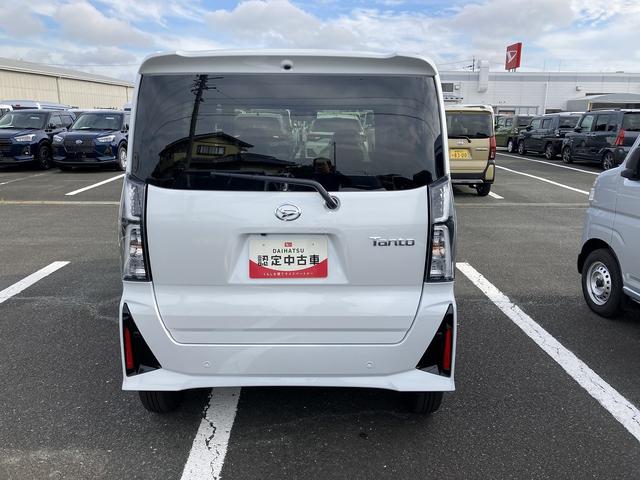 タントカスタムXリミテッド14インチアルミホイール 大型エアロバンパー フルLEDヘッドランプ オート格納式カラードドアミラー 両側パワースライドドア キーフリーシステム プッシュボタンスタート スマートクルーズ(静岡県)の中古車