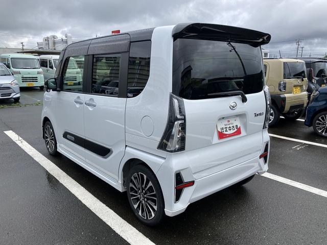 タントカスタムRS15インチアルミホイール キーフリーシステム プッシュボタンスタート オートエアコン(プッシュ式) フルLEDヘッドランプ オート格納式カラードドアミラー 本革巻ステアリングホイール(静岡県)の中古車