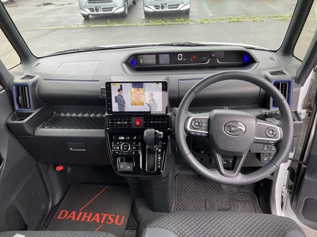 タントカスタムRS15インチアルミホイール キーフリーシステム プッシュボタンスタート オートエアコン(プッシュ式) フルLEDヘッドランプ オート格納式カラードドアミラー 本革巻ステアリングホイール(静岡県)の中古車