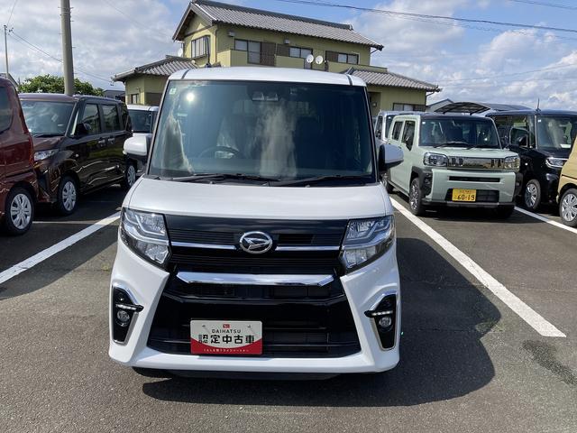 タントカスタムRS15インチアルミホイール キーフリーシステム プッシュボタンスタート オートエアコン(プッシュ式) フルLEDヘッドランプ オート格納式カラードドアミラー 本革巻ステアリングホイール(静岡県)の中古車