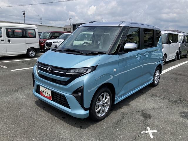 ムーヴGキーフリーシステム プッシュボタンスタート LEDヘッドライト 14インチアルミホイール TFTカラーマルチインフォメーションディスプレイ 左側パワースライドドア タコメーター(静岡県)の中古車