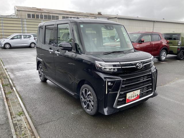 タントカスタムXリミテッド14インチアルミホイール 大型エアロバンパー フルLEDヘッドランプ オート格納式カラードドアミラー 両側パワースライドドア キーフリーシステム プッシュボタンスタート スマートクルーズ(静岡県)の中古車
