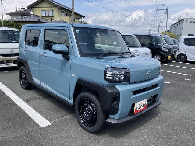 タフトX15インチスチールホイール(ブラック塗装) マニュアルレベリング機能付フルLEDヘッドランプ マルチインフォメーションディスプレイ(静岡県)の中古車