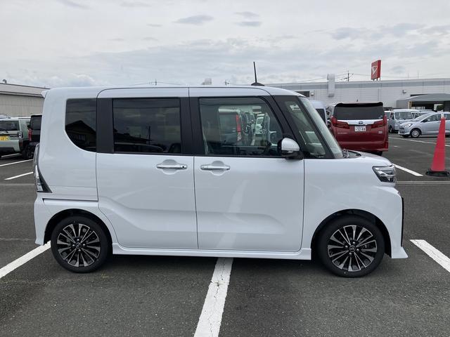 タントカスタムRS15インチアルミホイール キーフリーシステム プッシュボタンスタート オートエアコン(プッシュ式) フルLEDヘッドランプ オート格納式カラードドアミラー 本革巻ステアリングホイール(静岡県)の中古車