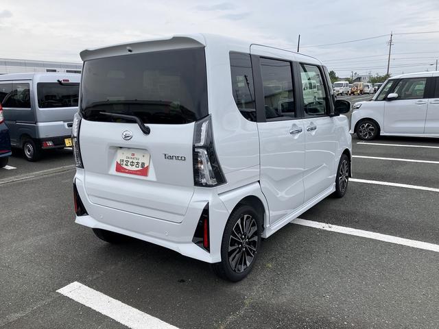 タントカスタムRS15インチアルミホイール キーフリーシステム プッシュボタンスタート オートエアコン(プッシュ式) フルLEDヘッドランプ オート格納式カラードドアミラー 本革巻ステアリングホイール(静岡県)の中古車