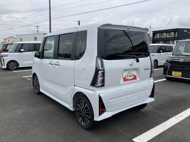 タントカスタムRS15インチアルミホイール キーフリーシステム プッシュボタンスタート オートエアコン(プッシュ式) フルLEDヘッドランプ オート格納式カラードドアミラー 本革巻ステアリングホイール(静岡県)の中古車