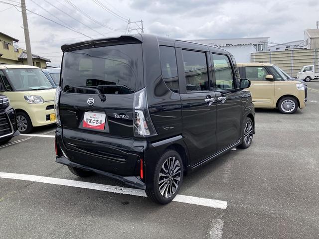 タントカスタムRS15インチアルミホイール キーフリーシステム プッシュボタンスタート オートエアコン(プッシュ式) フルLEDヘッドランプ オート格納式カラードドアミラー 本革巻ステアリングホイール(静岡県)の中古車