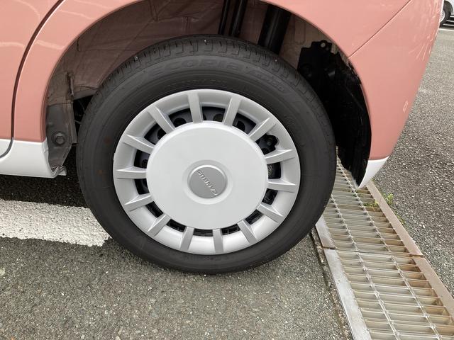 ムーヴキャンバスストライプスG14インチフルホイールキャップ LEDヘッドランプ LEDフォグランプ ホっとカップホルダー 両側パワースライドドア キーフリーシステム プッシュボタンスタート UVカットガラス(静岡県)の中古車