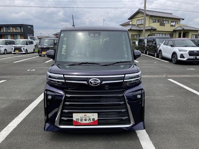 タントカスタムXリミテッド14インチアルミホイール 大型エアロバンパー フルLEDヘッドランプ オート格納式カラードドアミラー 両側パワースライドドア キーフリーシステム プッシュボタンスタート(静岡県)の中古車