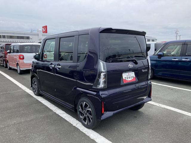 タントカスタムXリミテッド14インチアルミホイール 大型エアロバンパー フルLEDヘッドランプ オート格納式カラードドアミラー 両側パワースライドドア キーフリーシステム プッシュボタンスタート(静岡県)の中古車