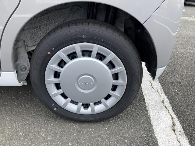 ムーヴキャンバスストライプスX14インチフルホイールキャップ キーフリーシステム プッシュボタンスタート UVカットガラス 両側パワースライドドア ハロゲンヘッドライト ラゲージアンダーボックス(静岡県)の中古車