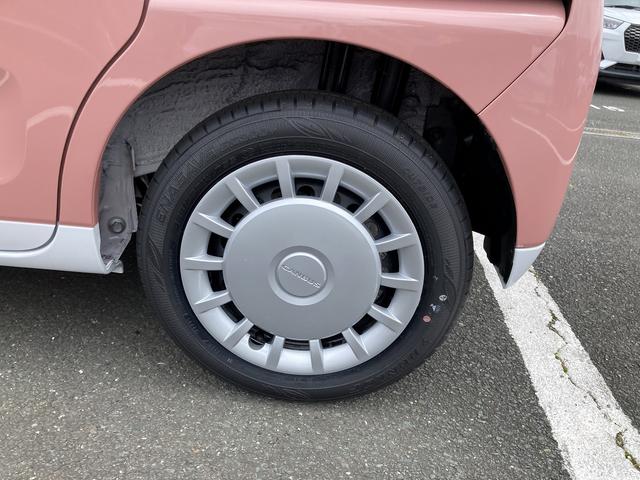 ムーヴキャンバスストライプスX14インチフルホイールキャップ キーフリーシステム プッシュボタンスタート UVカットガラス 両側パワースライドドア ハロゲンヘッドライト ラゲージアンダーボックス(静岡県)の中古車
