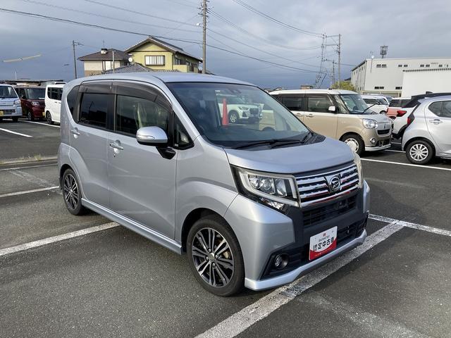 ムーヴカスタム RS SAIILEDヘッドライト 15インチアルミホイール キーフリーシステム チルトステアリング UVカットガラス 運転席シートリフター(静岡県)の中古車