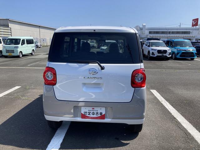 ムーヴキャンバスストライプスX14インチフルホイールキャップ キーフリーシステム プッシュボタンスタート UVカットガラス 両側パワースライドドア ハロゲンヘッドライト ラゲージアンダーボックス(静岡県)の中古車