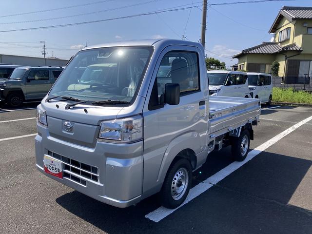 ハイゼットトラックスタンダード2WD MT スーパーUVカットガラス(フロントウィンドウ) プリントレザーシート表皮 マニュアルエアコン クリーンエアフィルター 電動式パワーステアリング(静岡県)の中古車