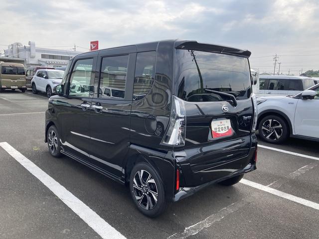 タントカスタムＸ１４インチアルミホイール　大型エアロバンパー　フルＬＥＤヘッドランプ　オート格納式カラードドアミラー　両側パワースライドドア　キーフリーシステム　プッシュボタンスタート（静岡県）の中古車
