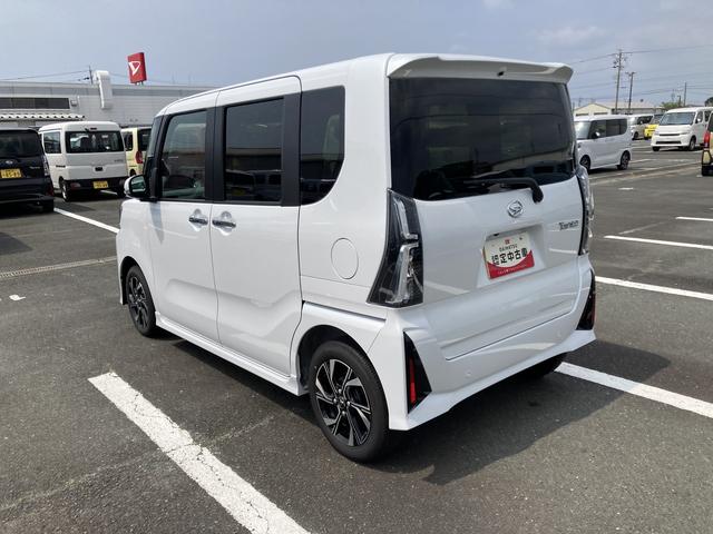 タントカスタムＸ１４インチアルミホイール　大型エアロバンパー　フルＬＥＤヘッドランプ　オート格納式カラードドアミラー　両側パワースライドドア　キーフリーシステム　プッシュボタンスタート（静岡県）の中古車