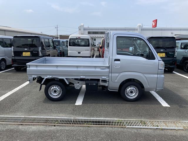 ハイゼットトラックスタンダード2WD CVT スーパーUVIRカットガラス(フロントウィンドウ) プリントレザーシート表皮 マニュアルエアコン 電動式パワーステアリング(静岡県)の中古車