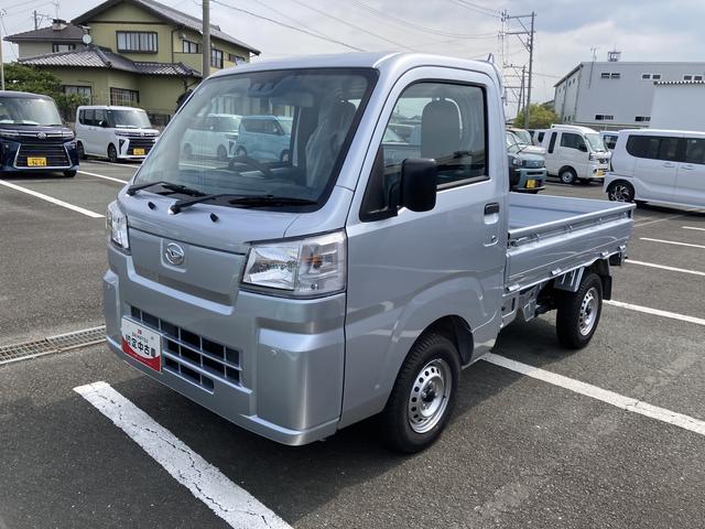 ハイゼットトラックスタンダード2WD CVT スーパーUVIRカットガラス(フロントウィンドウ) プリントレザーシート表皮 マニュアルエアコン 電動式パワーステアリング(静岡県)の中古車