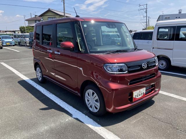 タントＸリミテッド１４インチフルホイールキャップ　フルＬＥＤヘッドランプ　オート格納式カラードドアミラー　両側パワースライドドア　ＴＦＴカラーマルチインフォメーションディスプレイ　フルファブリックシート（静岡県）の中古車