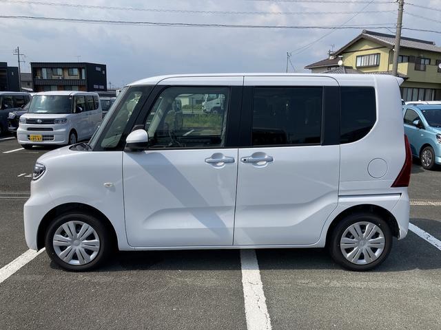 タントＸ１４インチフルホイールキャップ　フルＬＥＤヘッドランプ　オート格納式カラードドアミラー　左側パワースライドドア　ＴＦＴカラーマルチインフォメーションディスプレイ　フルファブリックシート（静岡県）の中古車