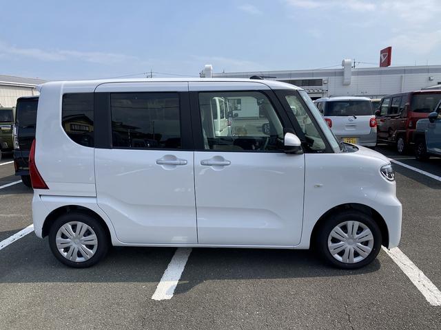 タントＸ１４インチフルホイールキャップ　フルＬＥＤヘッドランプ　オート格納式カラードドアミラー　左側パワースライドドア　ＴＦＴカラーマルチインフォメーションディスプレイ　フルファブリックシート（静岡県）の中古車