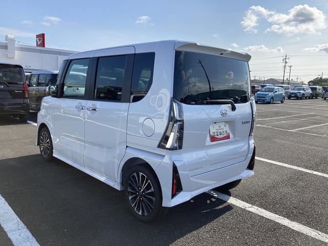 タントカスタムRS15インチアルミホイール キーフリーシステム プッシュボタンスタート オートエアコン(プッシュ式) フルLEDヘッドランプ オート格納式カラードドアミラー 本革巻ステアリングホイール(静岡県)の中古車