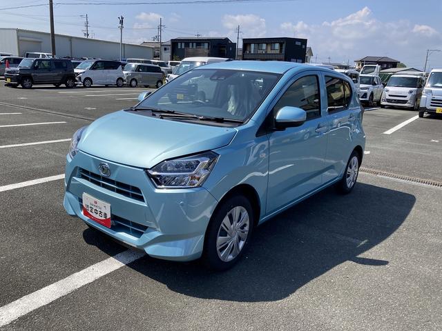 ミライースX SAIII14インチフルホイールキャップ LEDヘッドランプ 電動格納式(カラード)ドアミラー 自発光式デジタルメーターブルーイルミネーションメーター マニュアルエアコン(ダイヤル式) キーレスエントリー(静岡県)の中古車