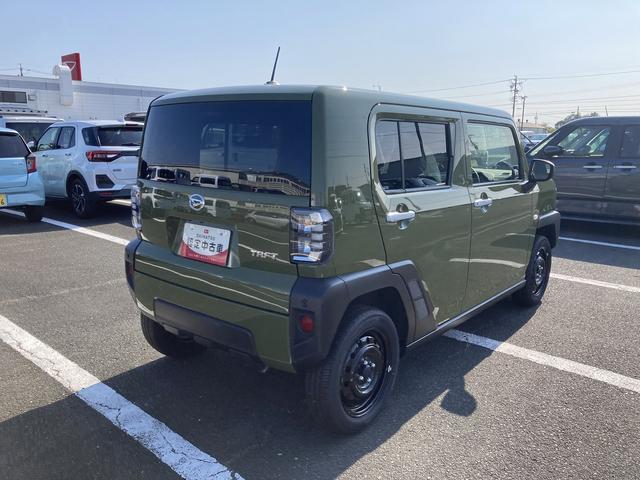 タフトＸ１５インチスチールホイール（ブラック塗装）　マニュアルレベリング機能付フルＬＥＤヘッドランプ　マルチインフォメーションディスプレイ（静岡県）の中古車