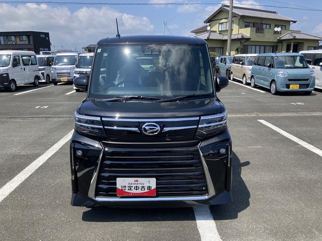 タントカスタムXリミテッド14インチアルミホイール 大型エアロバンパー フルLEDヘッドランプ オート格納式カラードドアミラー 両側パワースライドドア キーフリーシステム プッシュボタンスタート スマートクルーズ(静岡県)の中古車