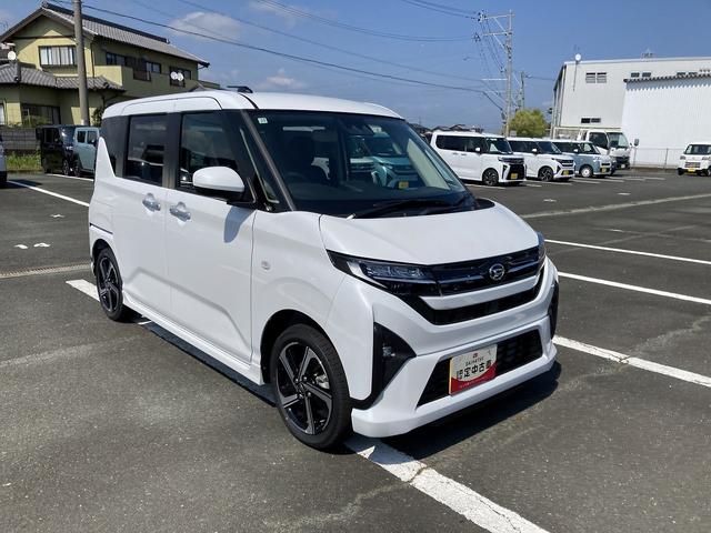 ムーヴＲＳキーフリーシステム　プッシュボタンスタート　ＬＥＤヘッドライト　１５インチアルミホイール　両側パワースライドドア　カラーマルチインフォメーションディスプレイ（静岡県）の中古車