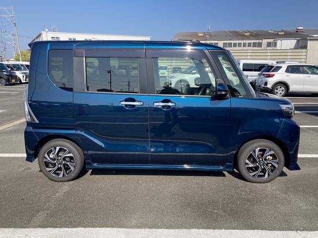 タントカスタムX14インチアルミホイール 大型エアロバンパー フルLEDヘッドランプ オート格納式カラードドアミラー 両側パワースライドドア キーフリーシステム プッシュボタンスタート(静岡県)の中古車