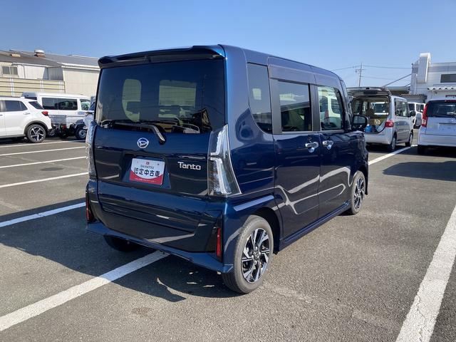 タントカスタムX14インチアルミホイール 大型エアロバンパー フルLEDヘッドランプ オート格納式カラードドアミラー 両側パワースライドドア キーフリーシステム プッシュボタンスタート(静岡県)の中古車