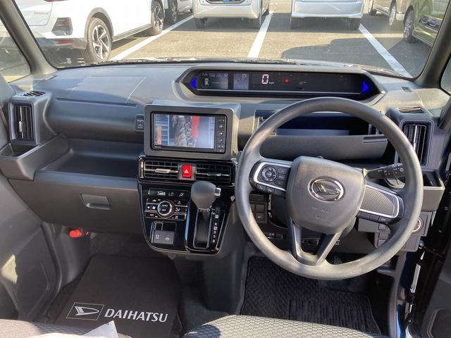 タントカスタムX14インチアルミホイール 大型エアロバンパー フルLEDヘッドランプ オート格納式カラードドアミラー 両側パワースライドドア キーフリーシステム プッシュボタンスタート(静岡県)の中古車