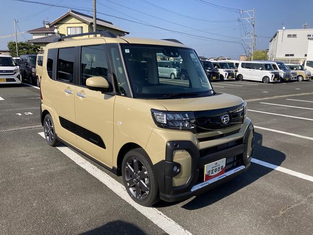 タントファンクロスターボ15インチアルミホイール フルLEDヘッドランプ オート格納式カラードドアミラー 両側パワースライドドア キーフリーシステム プッシュボタンスタート(静岡県)の中古車