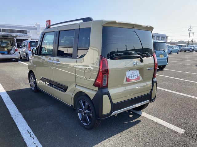 タントファンクロスターボ15インチアルミホイール フルLEDヘッドランプ オート格納式カラードドアミラー 両側パワースライドドア キーフリーシステム プッシュボタンスタート(静岡県)の中古車