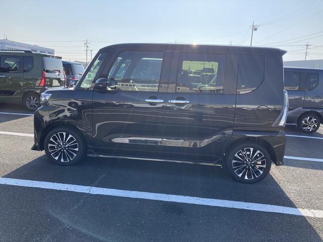タントカスタムRS15インチアルミホイール キーフリーシステム プッシュボタンスタート オートエアコン(プッシュ式) フルLEDヘッドランプ オート格納式カラードドアミラー 本革巻ステアリングホイール(静岡県)の中古車