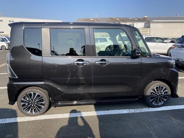 タントカスタムRS15インチアルミホイール キーフリーシステム プッシュボタンスタート オートエアコン(プッシュ式) フルLEDヘッドランプ オート格納式カラードドアミラー 本革巻ステアリングホイール(静岡県)の中古車