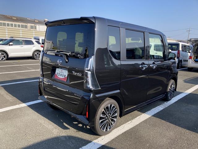 タントカスタムRS15インチアルミホイール キーフリーシステム プッシュボタンスタート オートエアコン(プッシュ式) フルLEDヘッドランプ オート格納式カラードドアミラー 本革巻ステアリングホイール(静岡県)の中古車