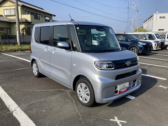 タントＸ１４インチフルホイールキャップ　フルＬＥＤヘッドランプ　オート格納式カラードドアミラー　左側パワースライドドア　ＴＦＴカラーマルチインフォメーションディスプレイ　フルファブリックシート（静岡県）の中古車