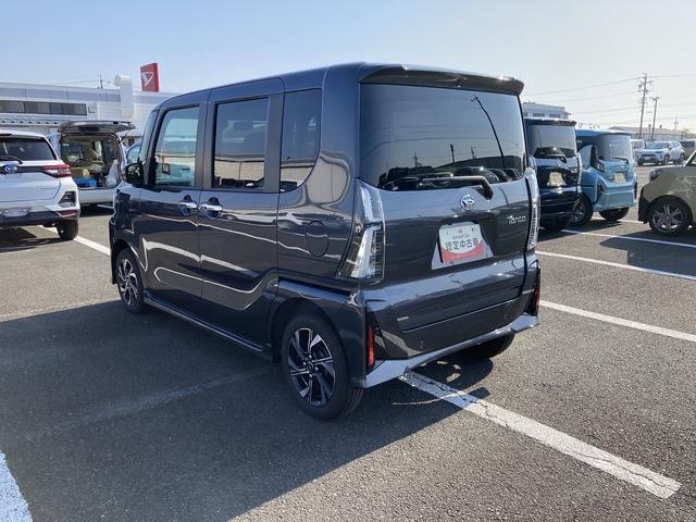 タントカスタムＸ１４インチアルミホイール　大型エアロバンパー　フルＬＥＤヘッドランプ　オート格納式カラードドアミラー　両側パワースライドドア　キーフリーシステム　プッシュボタンスタート（静岡県）の中古車