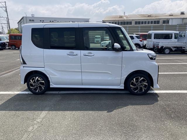 タントカスタムX14インチアルミホイール 大型エアロバンパー フルLEDヘッドランプ オート格納式カラードドアミラー 両側パワースライドドア キーフリーシステム プッシュボタンスタート(静岡県)の中古車