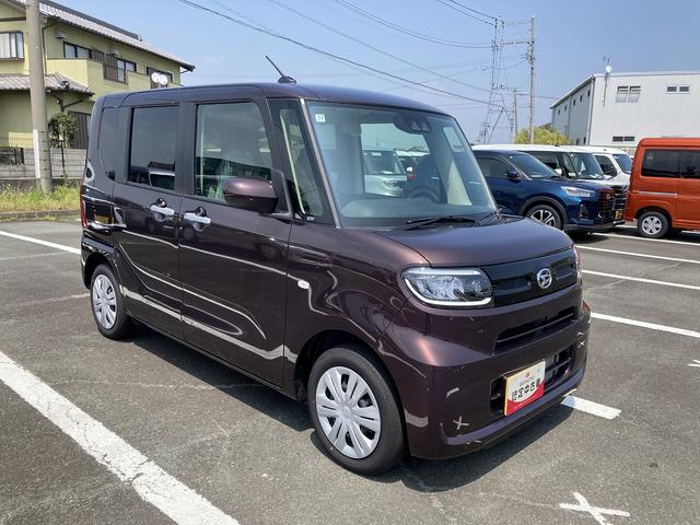 タントＸ１４インチフルホイールキャップ　フルＬＥＤヘッドランプ　オート格納式カラードドアミラー　左側パワースライドドア　ＴＦＴカラーマルチインフォメーションディスプレイ　フルファブリックシート（静岡県）の中古車