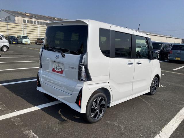 タントカスタムX14インチアルミホイール 大型エアロバンパー フルLEDヘッドランプ オート格納式カラードドアミラー 両側パワースライドドア キーフリーシステム プッシュボタンスタート(静岡県)の中古車