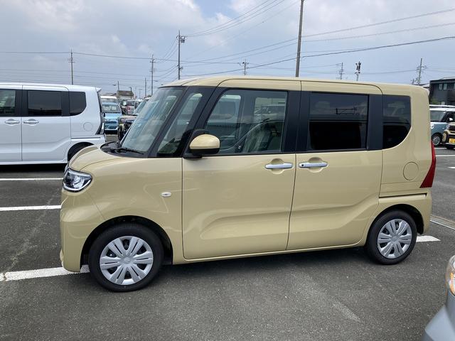 タントＸ１４インチフルホイールキャップ　フルＬＥＤヘッドランプ　オート格納式カラードドアミラー　左側パワースライドドア　ＴＦＴカラーマルチインフォメーションディスプレイ　フルファブリックシート（静岡県）の中古車