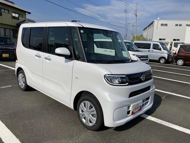 タントX14インチフルホイールキャップ フルLEDヘッドランプ オート格納式カラードドアミラー 左側パワースライドドア TFTカラーマルチインフォメーションディスプレイ フルファブリックシート(静岡県)の中古車