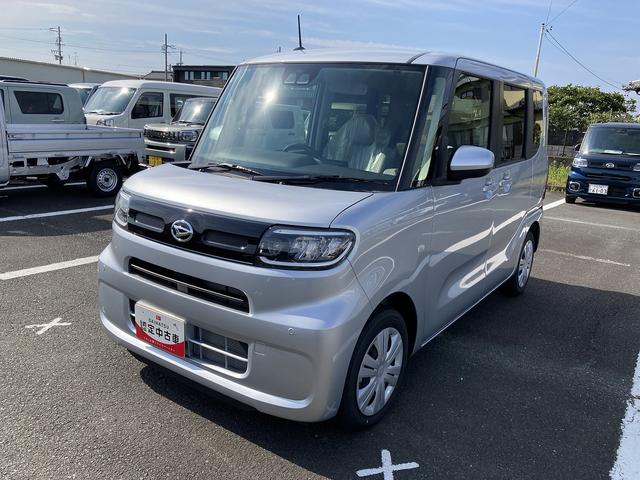 タントＸ１４インチフルホイールキャップ　フルＬＥＤヘッドランプ　オート格納式カラードドアミラー　左側パワースライドドア　ＴＦＴカラーマルチインフォメーションディスプレイ　フルファブリックシート（静岡県）の中古車