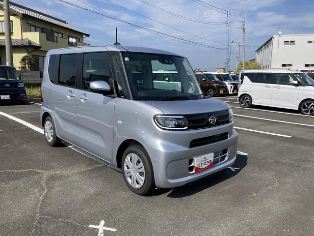 タントＸ１４インチフルホイールキャップ　フルＬＥＤヘッドランプ　オート格納式カラードドアミラー　左側パワースライドドア　ＴＦＴカラーマルチインフォメーションディスプレイ　フルファブリックシート（静岡県）の中古車