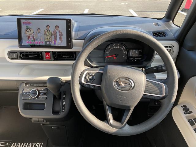 ムーヴキャンバスストライプスX14インチフルホイールキャップ キーフリーシステム プッシュボタンスタート UVカットガラス 両側パワースライドドア ハロゲンヘッドライト ラゲージアンダーボックス(静岡県)の中古車